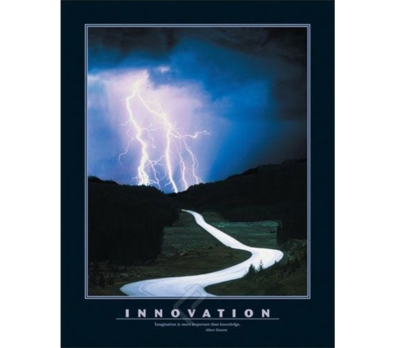 Innovation Poster - Inspire College Students with this poster for their dorm room walls