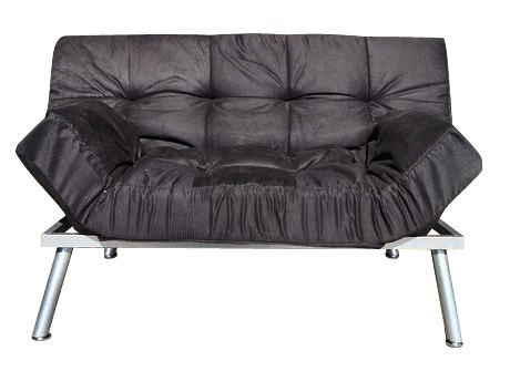The College Cozy Sofa Mini-Futon Purple Dorm Furniture Items
