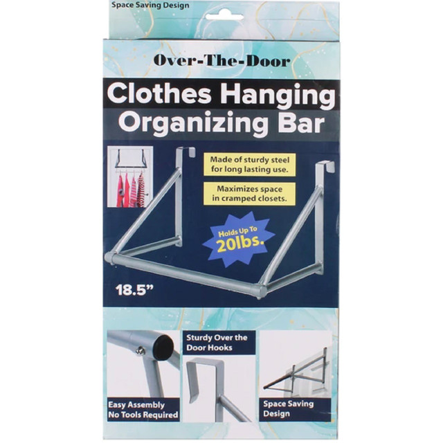 Space Saving Dorm Storage Over The Door Organizer Hanging Clothes Bar Rod Closet Expander Rack College Apartment Essentials Space Saving Dorm Storage Over The Door Organizer Hanging Clothes Bar Rod Closet Expander Rack College Apartment Essentials