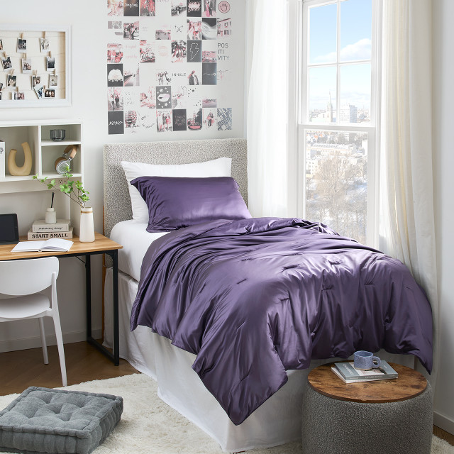 Luxury Chic Dorm Room Decor for Your Extra Long Twin Sized Dorm Bedding Set