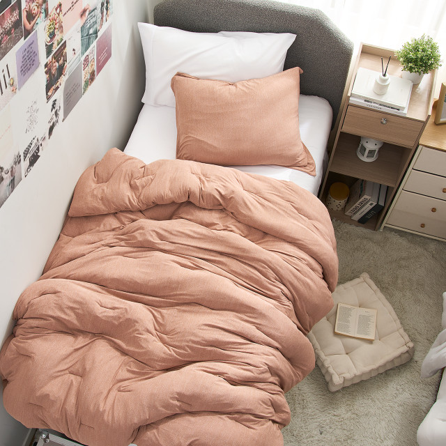 Shhhh! I'm Undercover! - Coma Inducer® Twin XL Comforter Set - Adobe Sandstone