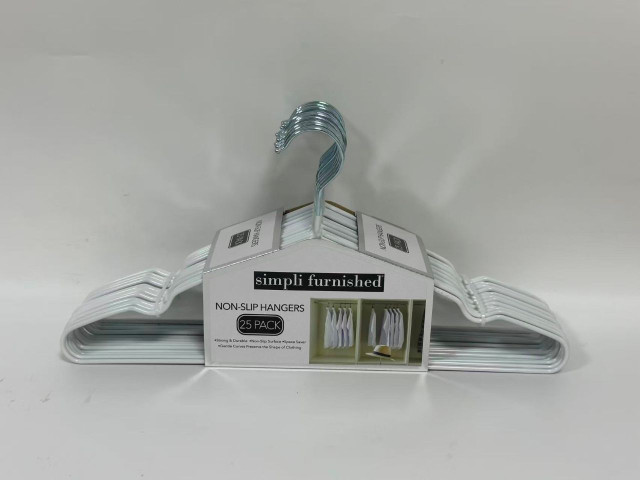 College Closet Hangers 25 Pack High Quality Non-Slip Clothes Hangers for Dorm Room Closets