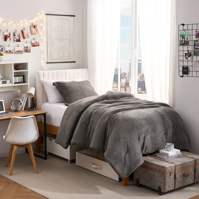 Get Under Me - Coma Inducer® Twin XL Comforter Set - Dark Night Gray