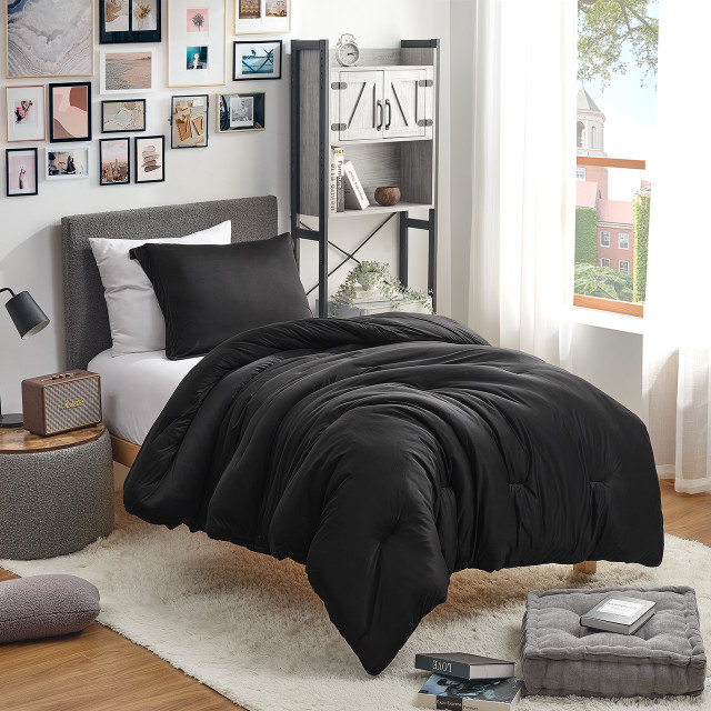Love Thick® - Springtime Coma Inducer® Twin XL Comforter Set - Black