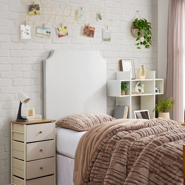 Extra Tall DIY Twin XL Headboard with Legs - White