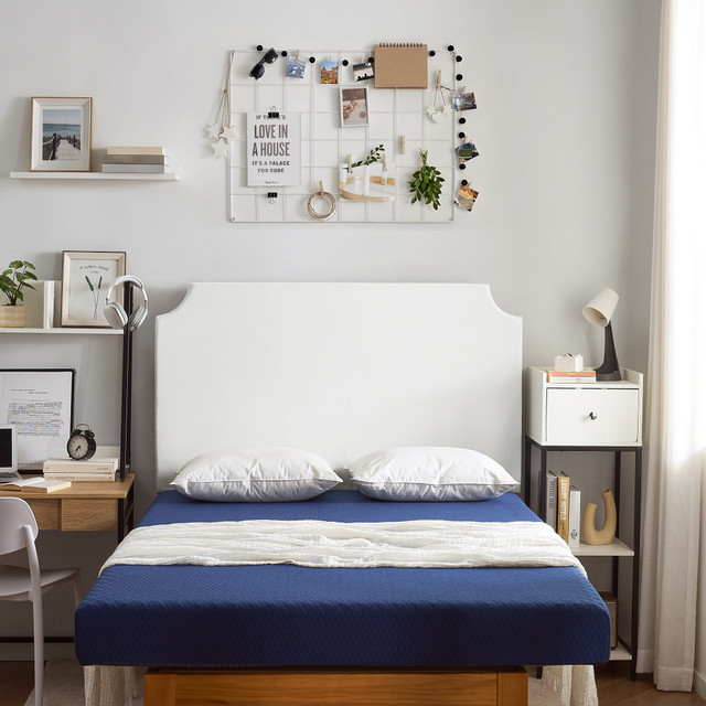 DIY Headboard - Full / Full XL College Dorm Bed - White