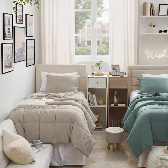 Down with the Thinness - Coma Inducer® Twin XL Comforter Set - Chino