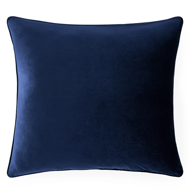 Rainha® Velvet Dutch Euro Pillow - Navy