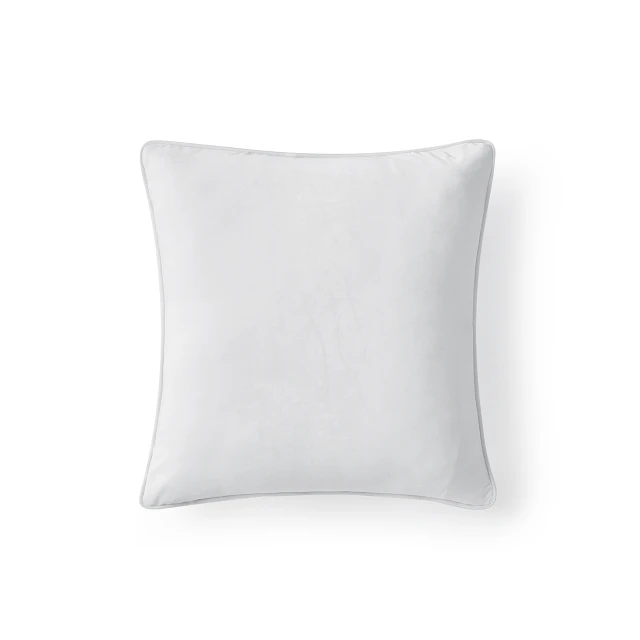 Rainha® Velvet Euro Pillow - White