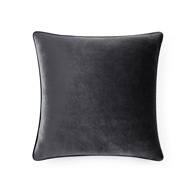 Rainha® Velvet Euro Pillow - Gray