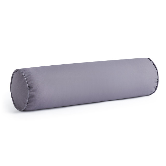 Rainha® Cotton Bolster Pillow - Taupe Gray