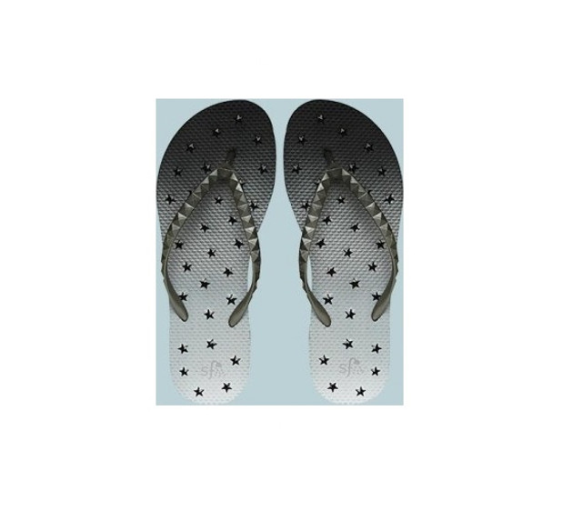 Showaflops - Women's Antimicrobial Shower Sandal - Ombre Stars