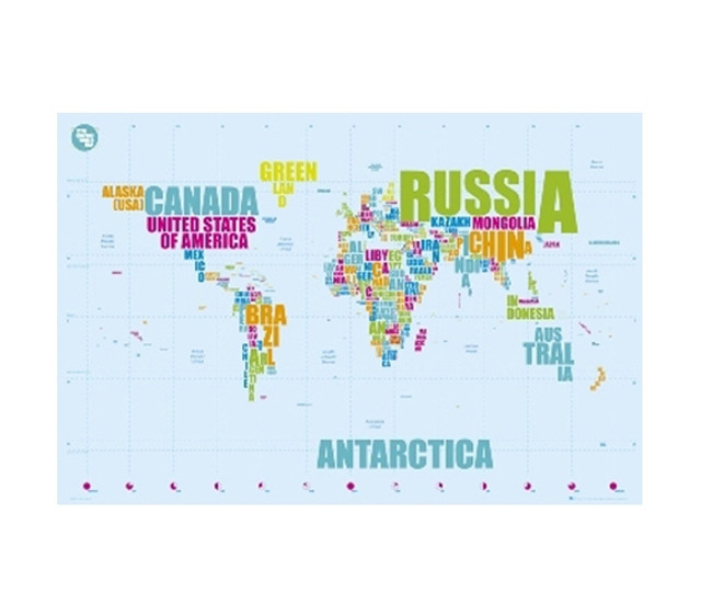 Decorate Your Dorm Room - World Map In Words Poster - Fun Supply For College Decorate Your Dorm Room - World Map In Words Poster - Fun Supply For College