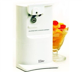 Dorm Cooking Essentials - Elite Automatic Can Opener with Magnetic Lid - For Quick Dorm Snacks