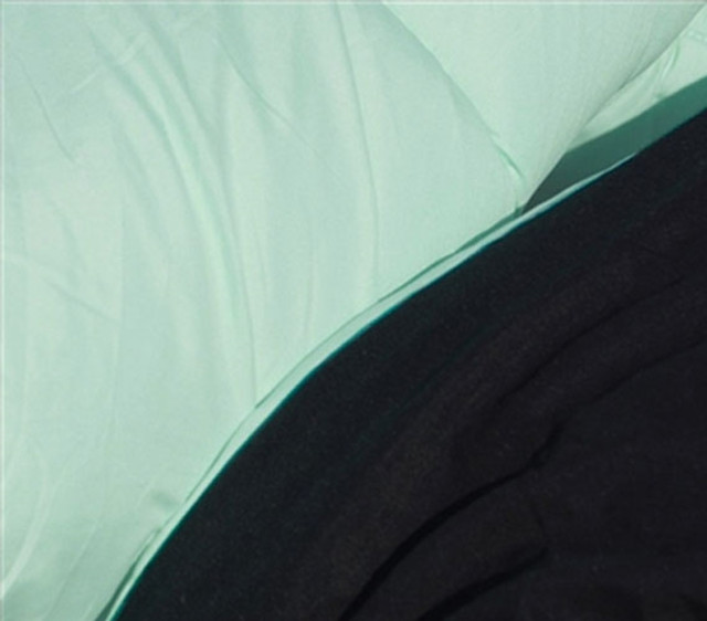Twin XL Calm Mint/Black Reversible College Comforter