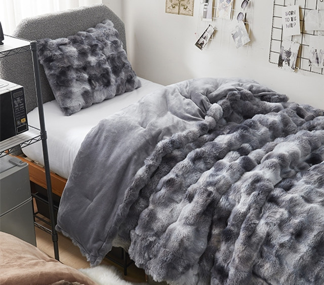 Neutral Dorm Bedding Gray and Black Swirl Marble Pattern Extra Long Twin Comforter Guy's College Essentials Neutral Dorm Bedding Gray and Black Swirl Marble Pattern Extra Long Twin Comforter Guy's College Essentials