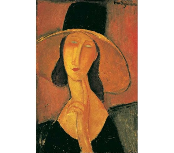 Famous Jeanne Hebuterne con Grande, c.1918 Poster