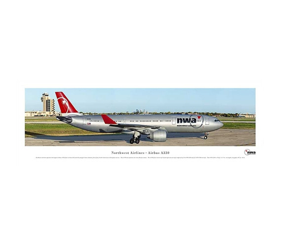 Northwest Airlines A330 - Panorama