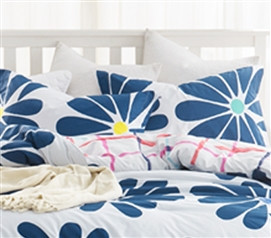 Colorful College Pillow Sham Standard Size Pillow Cover Made with 100% Soft Cotton Bedding Material