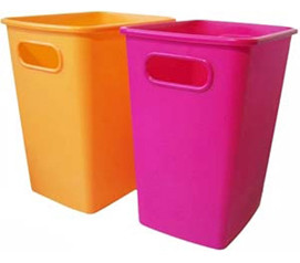 Vibrant - 5 Gallon College Wastebasket - Everyone Needs A Trash Bin