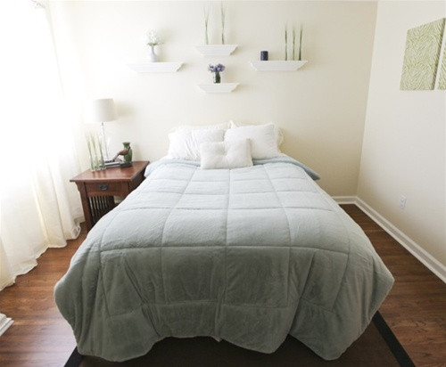 College Plush Comforter - Rain Mist - Twin XL - Sleep In Comfort