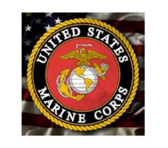 Adds To Your College Decorations - Marine Corps Logo - Tin Sign - Cool Decor Item For College