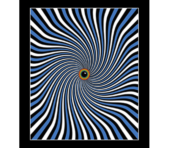 Oblivion Vortex Black Hole Blacklight Wall Tapestry