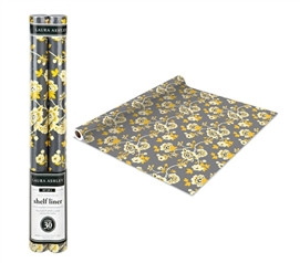 Make Cool Dorm Decorations - Self Adhesive Shelf Liner - Floral Shadow - Keep Shelves Clean