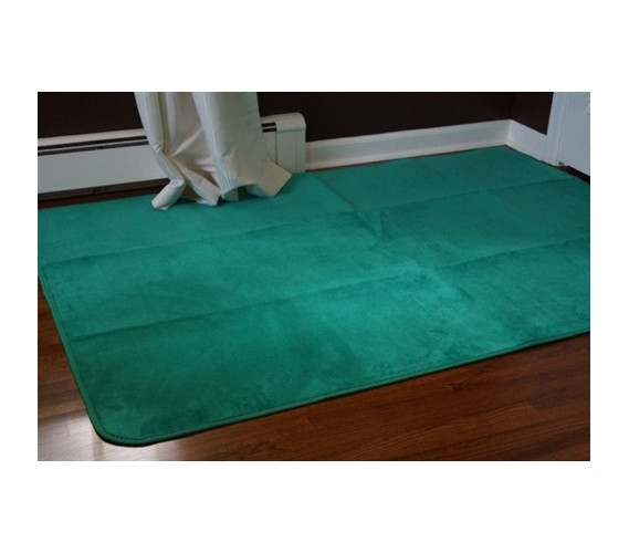 Microfiber Dorm Rug - Emerald Spring Green - College Decorations For Dorms