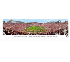 Florida State Seminoles Panoramic Picture - Doak Campbell Stadium Dorm Wall Art Dorm Essentials