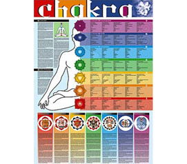 Meditation Instruction of Chakra  Wall Poster