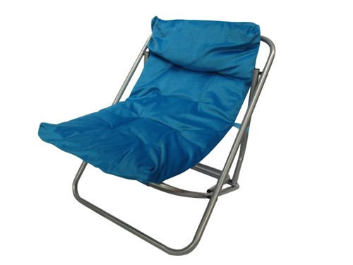 Comfortable Lounging At College - Blue Lounge Seat