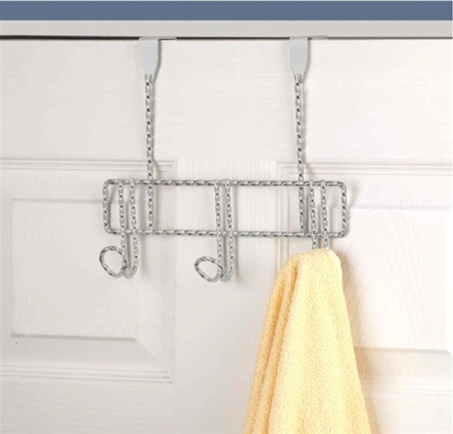 A Creative Storage Twist - 3-Hook - Over the Door Hanger A Creative Storage Twist - 3-Hook - Over the Door Hanger