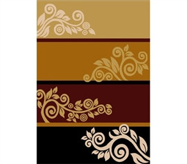 Autumn Stripes College Room Rug College dorm supplies