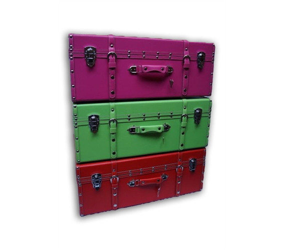 Useful College Item - Neon Lights College Trunk (Available in 3 Colors) - Stylish Dorm Luggage