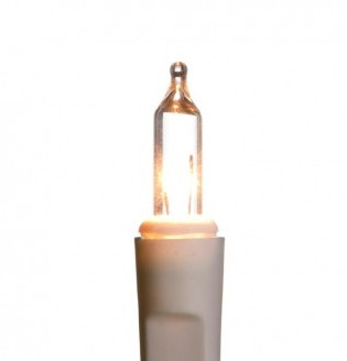 Mini Dorm Lights - Clear - White Wire