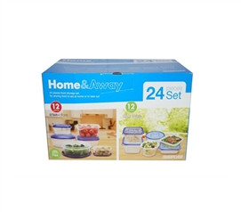 Have A Dorm Pantry - Durable 26PC Food Container Set -Store Leftovers