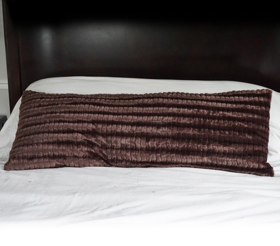 College Plush Body Pillow - Yukon Mocha Dorm Essentials Dorm Necessities College Supplies