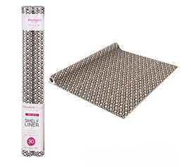 Fun And Colorful Dorm Decor - Self Adhesive Shelf Liner - Espresso Patterned - Decorate Your Dorm