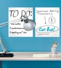 Dry Erase 2 Pack Peel N Stick Handy dorm supplies