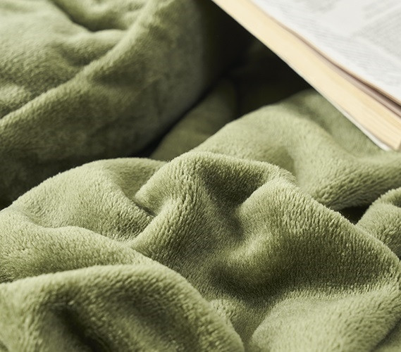 Green Twin Extra Long Bedding Essentials College Student Must Haves Designer Duvet Cover Fleece Bedspread Neutral Dorm Decor Ideas