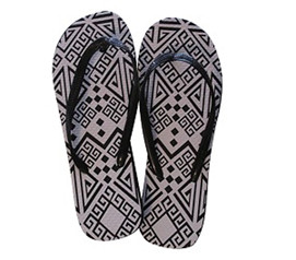 Black and White Pattern - Shower Sandal