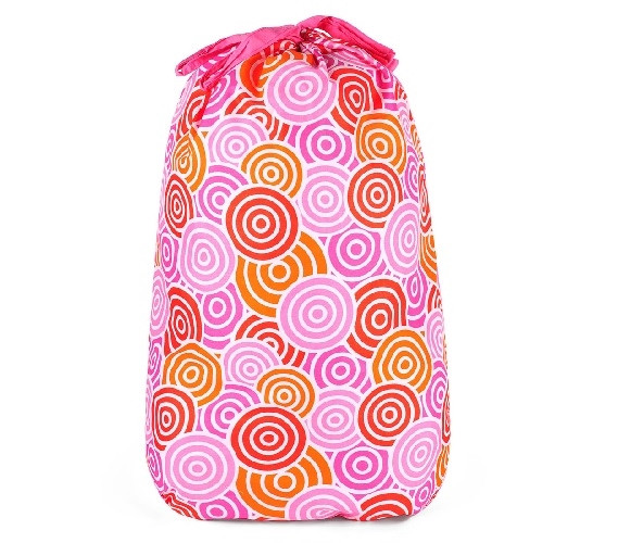 Durable College Laundry Bag Pink and Orange Dorm Laundry Essential for College Girls