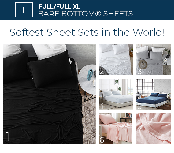 Full/Full XL Size - Auburn Global Top 11 Dorm Bedding Necessities Package - The Premium