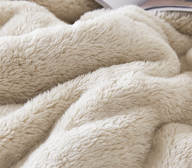 Extra Long Twin Bedding Plush Fluffy Comforter Set for College Students Neutral Dorm Room Decor Ideas Luxury Bedspread