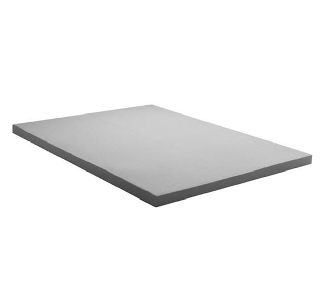 Spoon Me - Coma Inducer® - 3" Memory Foam Full XL Bedding Topper with Cover - Nighttime Gray