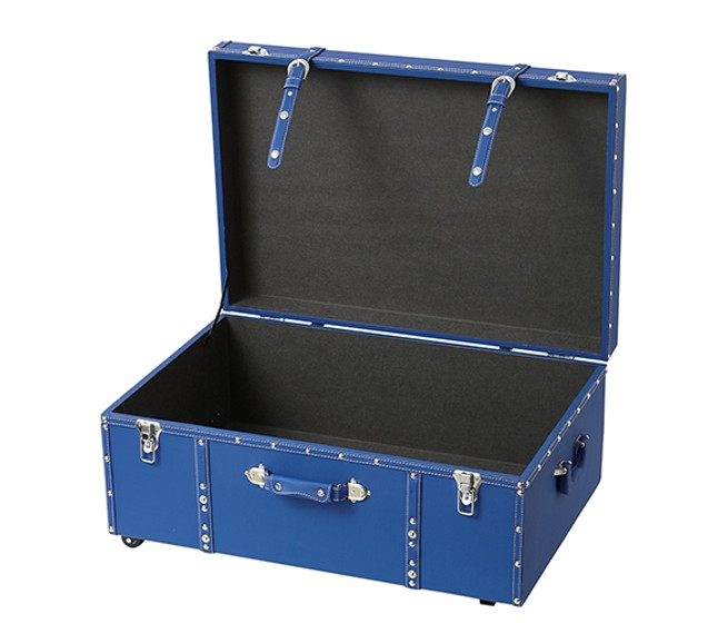The Texture® Brand Dorm Trunk - Pacific Blue Dorm Essentials