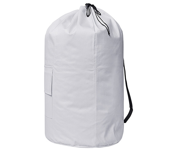 White Laundry Backpack for College Students Dorm Life Laundromat