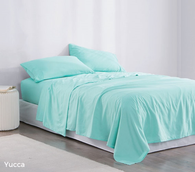 Colorful College Bedding Sheets True Full Sheet Sets Made with Machine Washable Microfiber Material