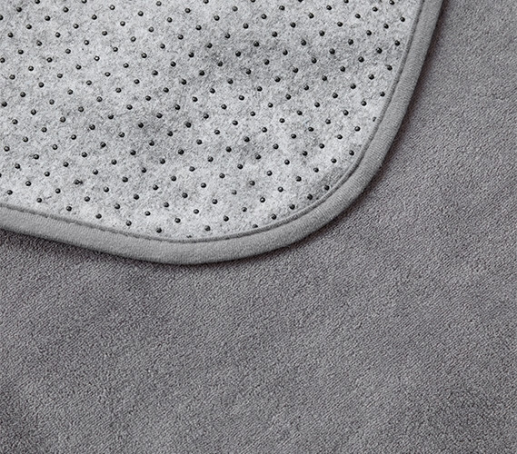 Must Have Dorm Item - Microfiber Dorm Rug - Steele Gray - Keep Floors Soft